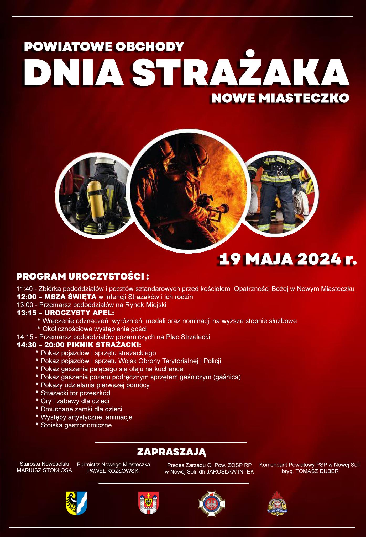 Zaproszenie na Dzień Strażaka