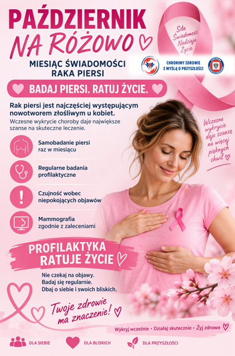 Pazdziernik-Miesiac Swiadomosci Raka Piersi