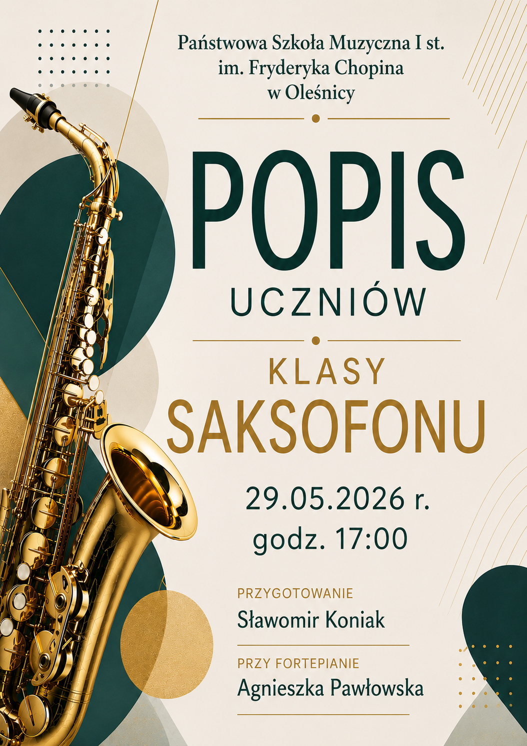 popis saksofon
