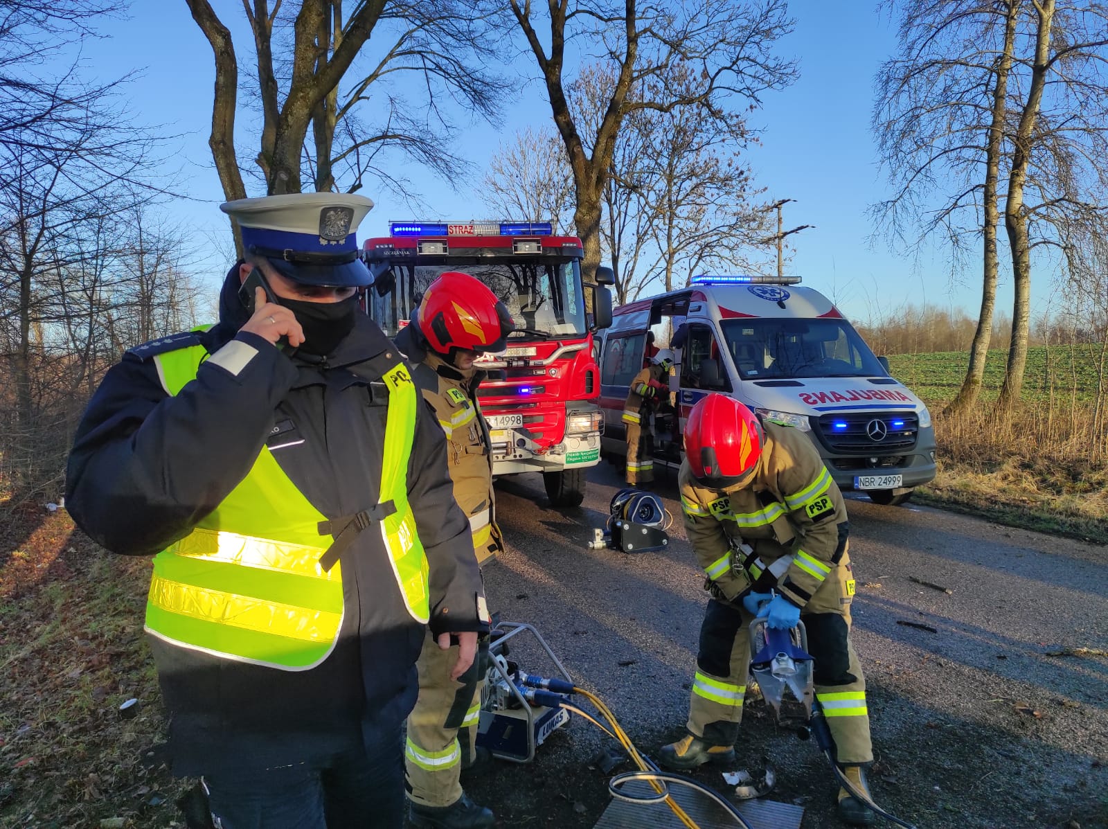 Wypadek z udziałem Skody