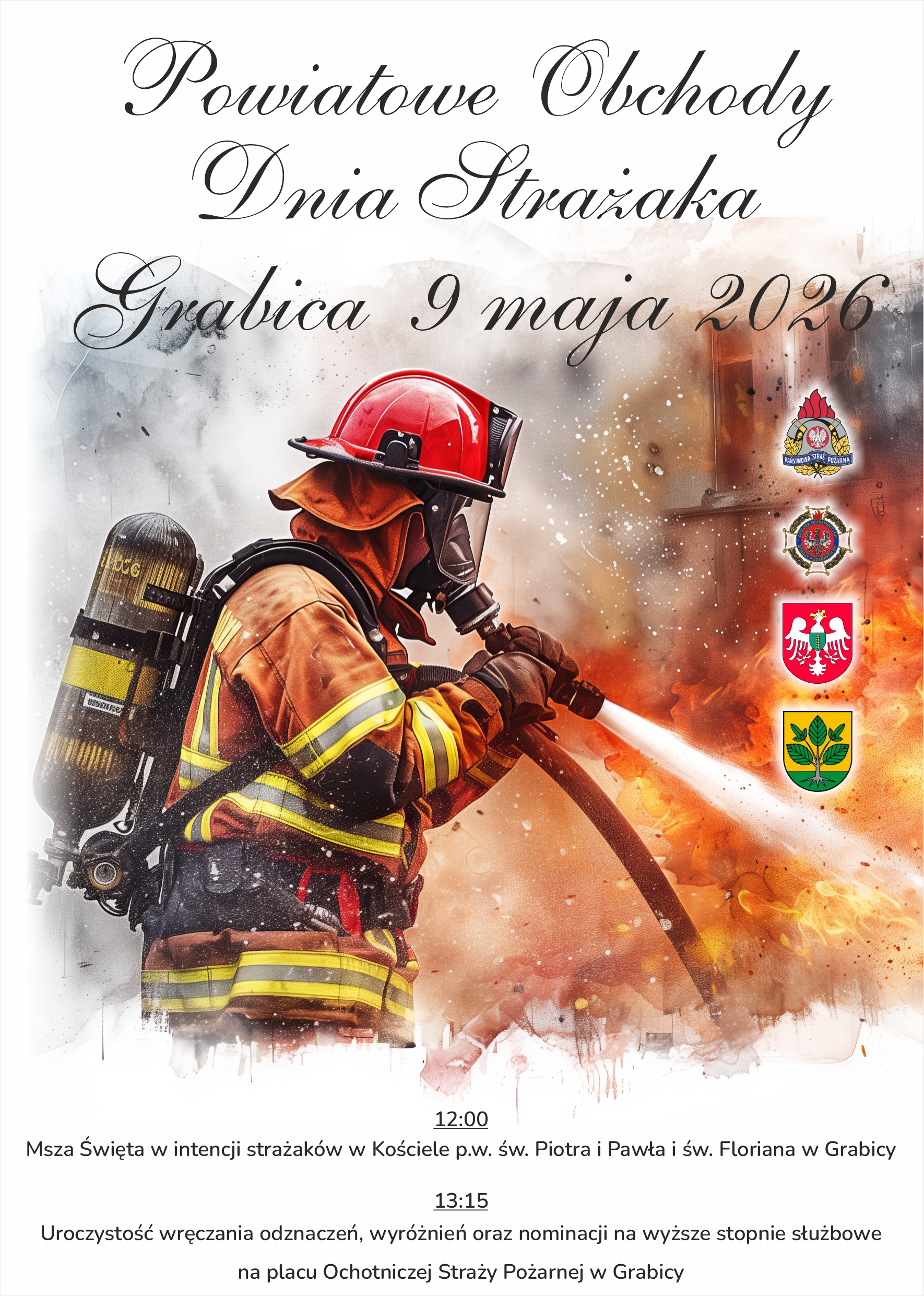 Powiatowe Obchody Dnia Strażaka Grabica 08.05.2026r