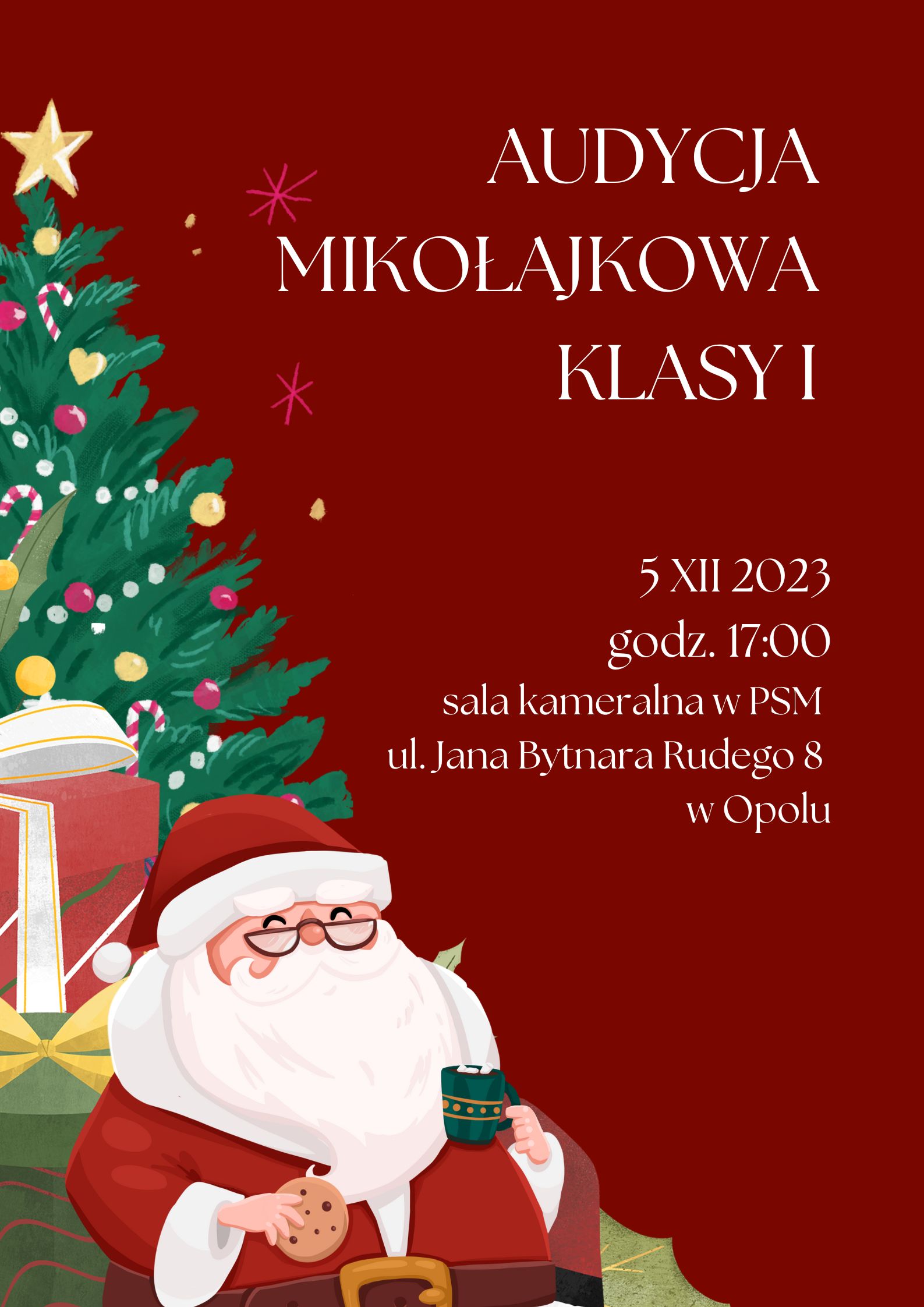 Audycja mikołajkowa klasy I