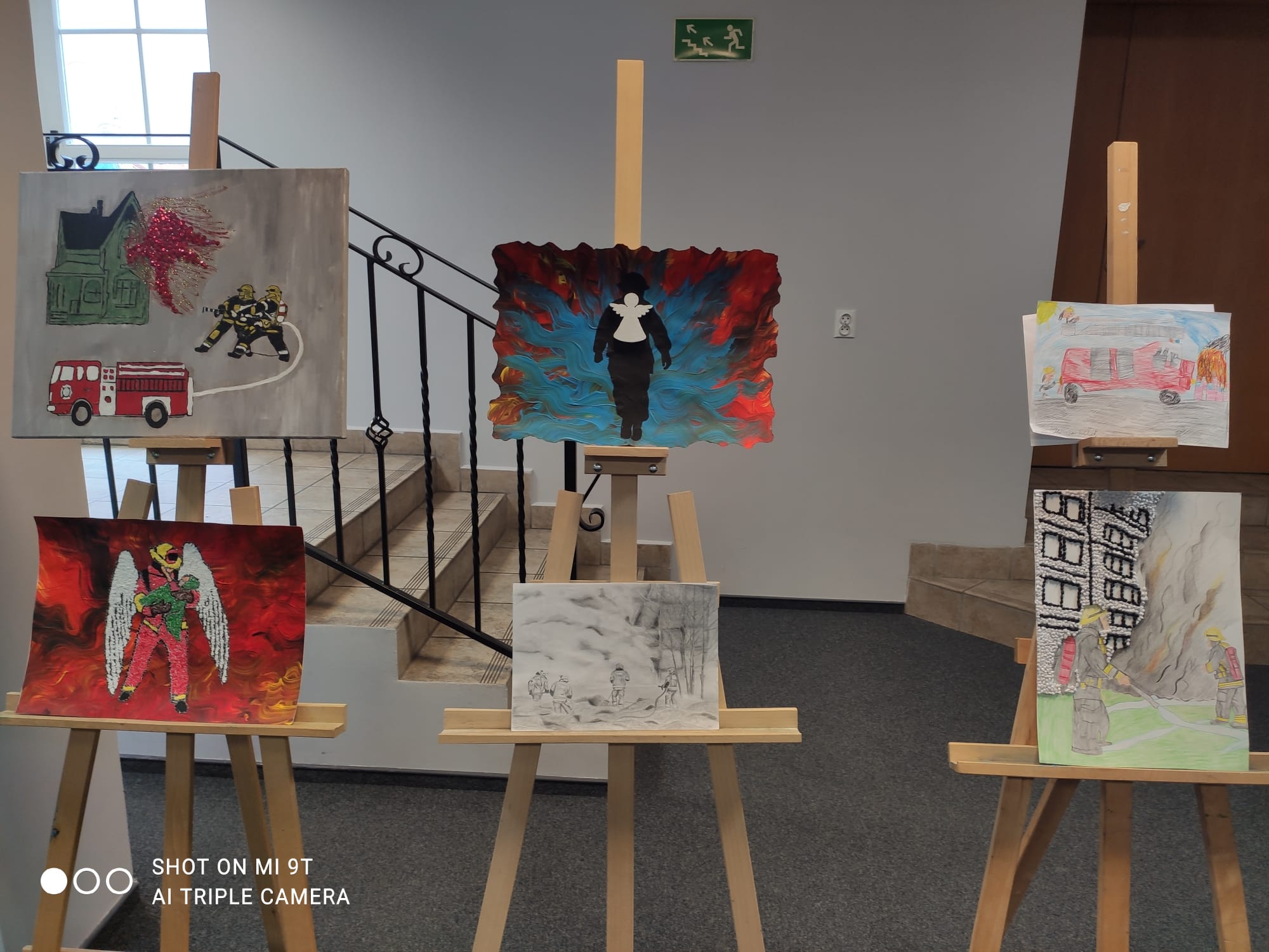 eliminacje powiatowe ogólnopolskiego strażackiego konkursu plastycznego