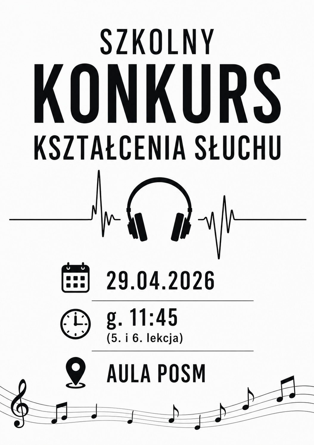 szkolny konkurs kształcenia słuchu