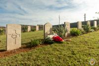 Grób kpt. pil. Jerzego Mieczysława Goldhaarana Cmentarzu Brytyjskim - w Lajes