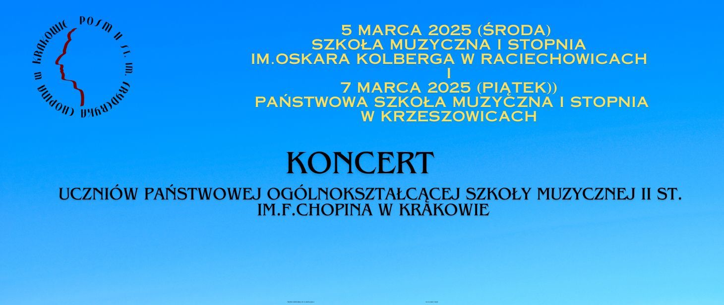 Koncert promujący szkołę