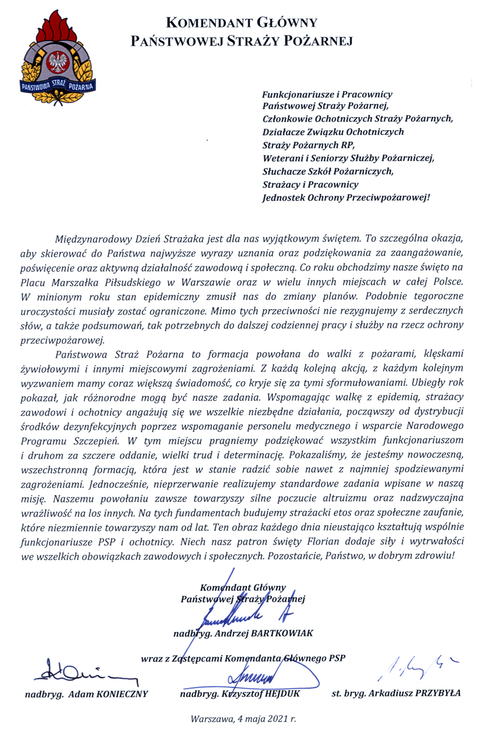 Dzień Strażaka 2021