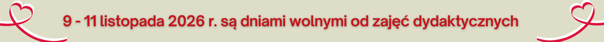 Baner z czerwonym napisem: 