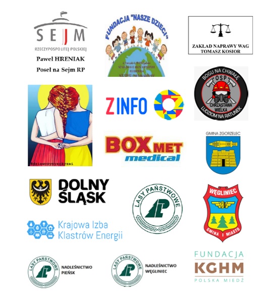 Instytucje wsperacjące organizację X Wojewódzkie Zawody Sportowo-Pożarnicze Młodzieżowych Drużyn Pożarniczych