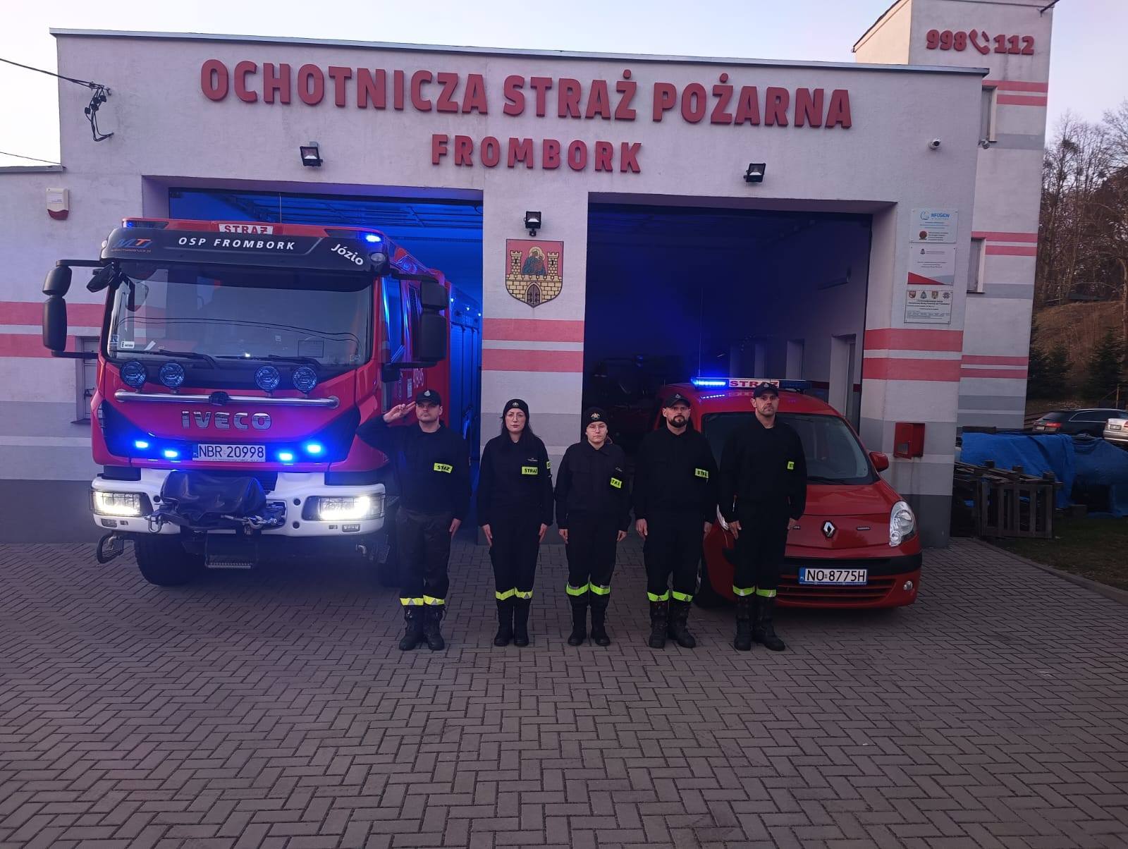 Oddaliśmy hołd dla Strażaka Państwowej Straży Pożarnej