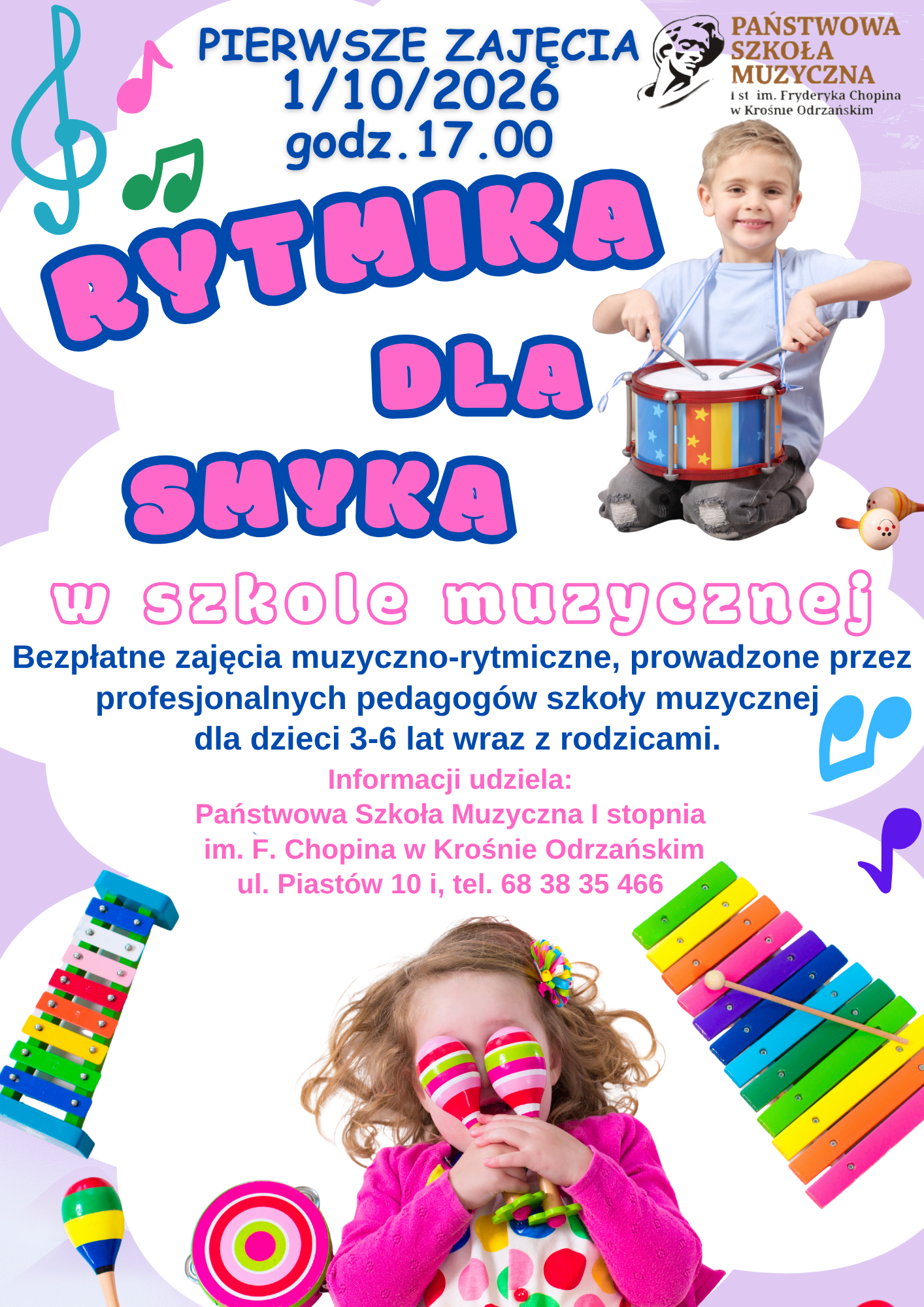 plakat rytmika dla smyka 26/27