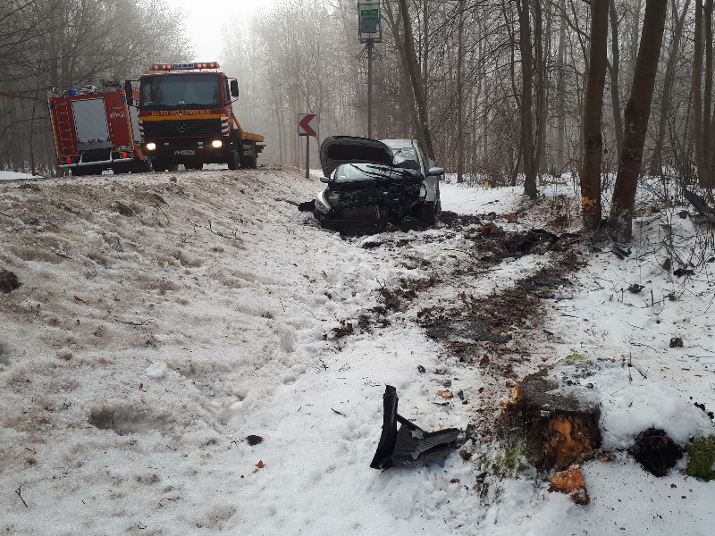 Wypadek drogowy w miejscowości Mościbrody.