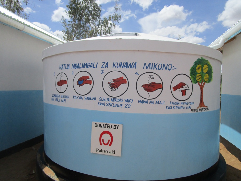 Water tank in Tanzania