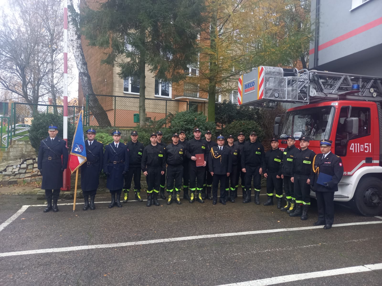 Braniewscy strażacy uczcili 104. rocznicę odzyskania niepodległości
