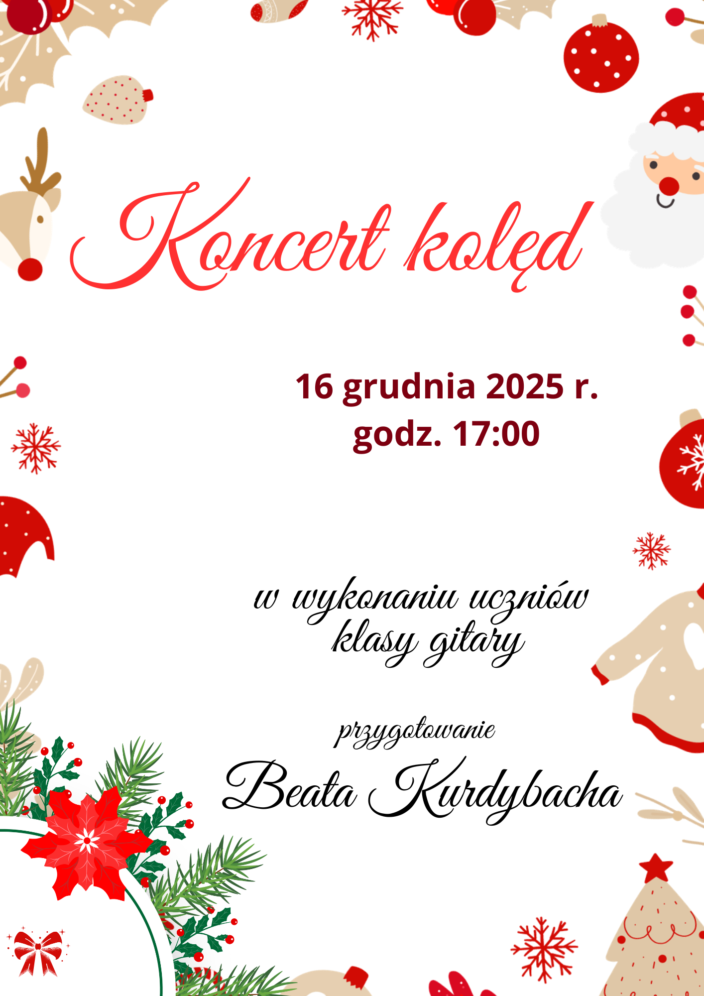 koncert kolęd 16.12.2025