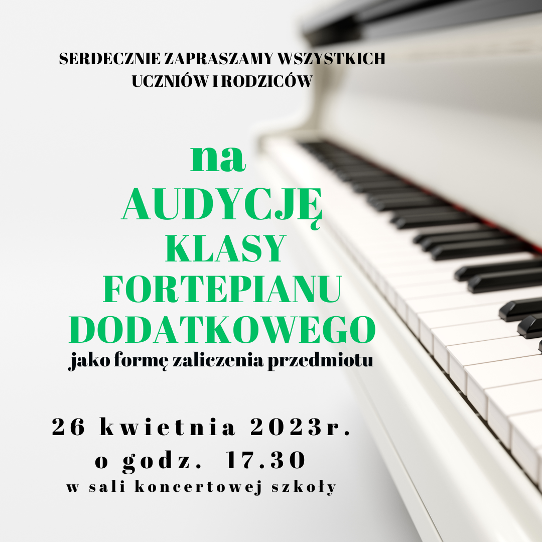 Audycja fortepianów dodatkowych