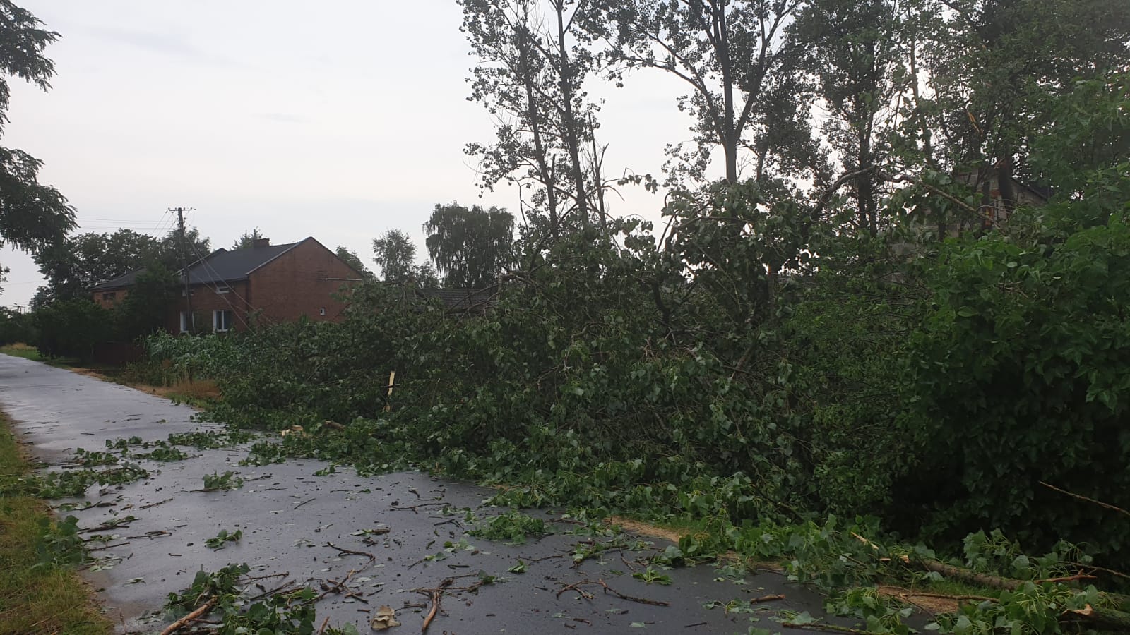 Zniszczenia po nawałnicy