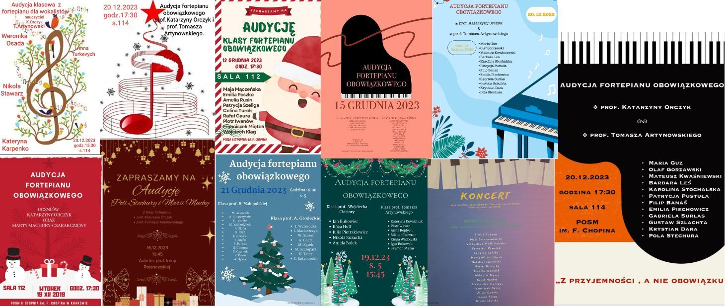 Audycje - grudzień 2023 r.