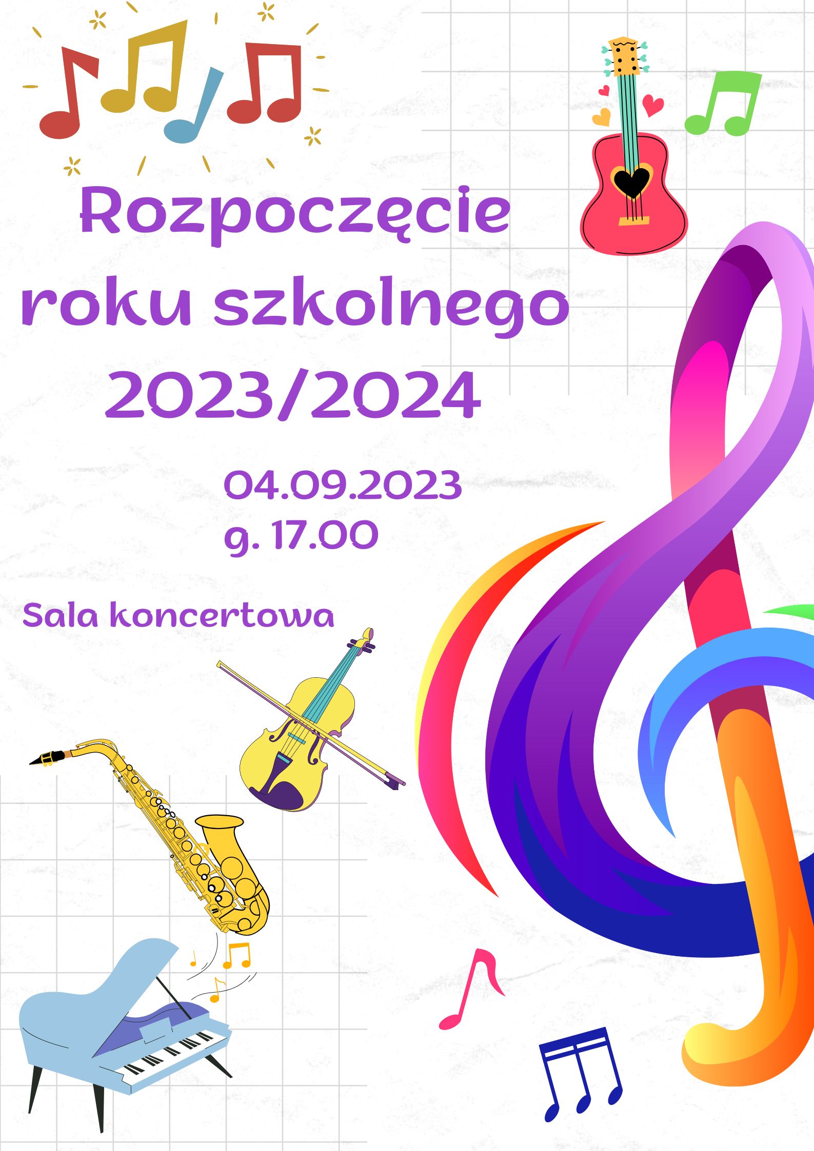 rozpoczęcie roku szkolnego 2023-24