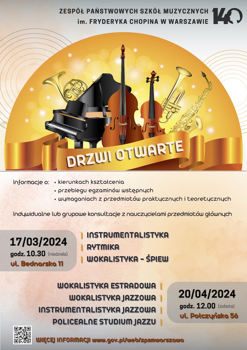 Afisz - Drzwi Otwarte Szkoły