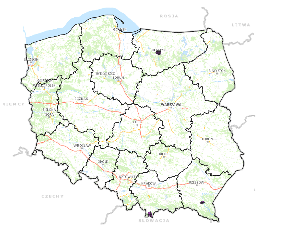 Ilustracja przedstawia zakres planowanych do opracowania modeli siatkowych 3d mesh.