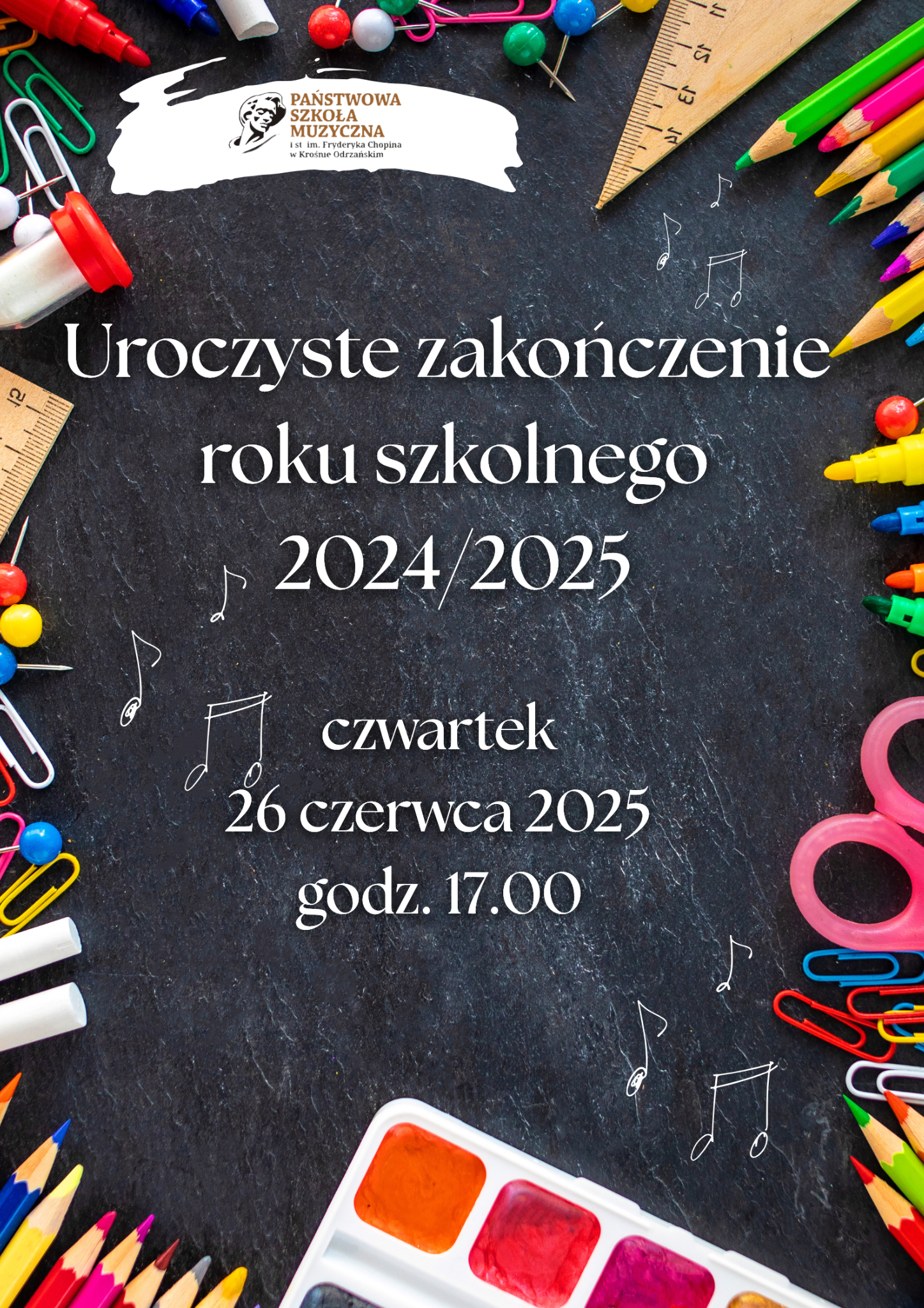 plakat zakończenie roku 2025 Krosno
