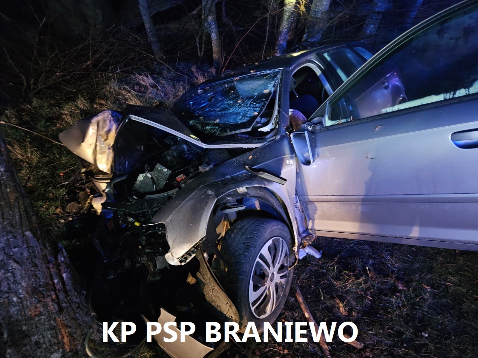 Groźny wypadek na drodze powiatowej