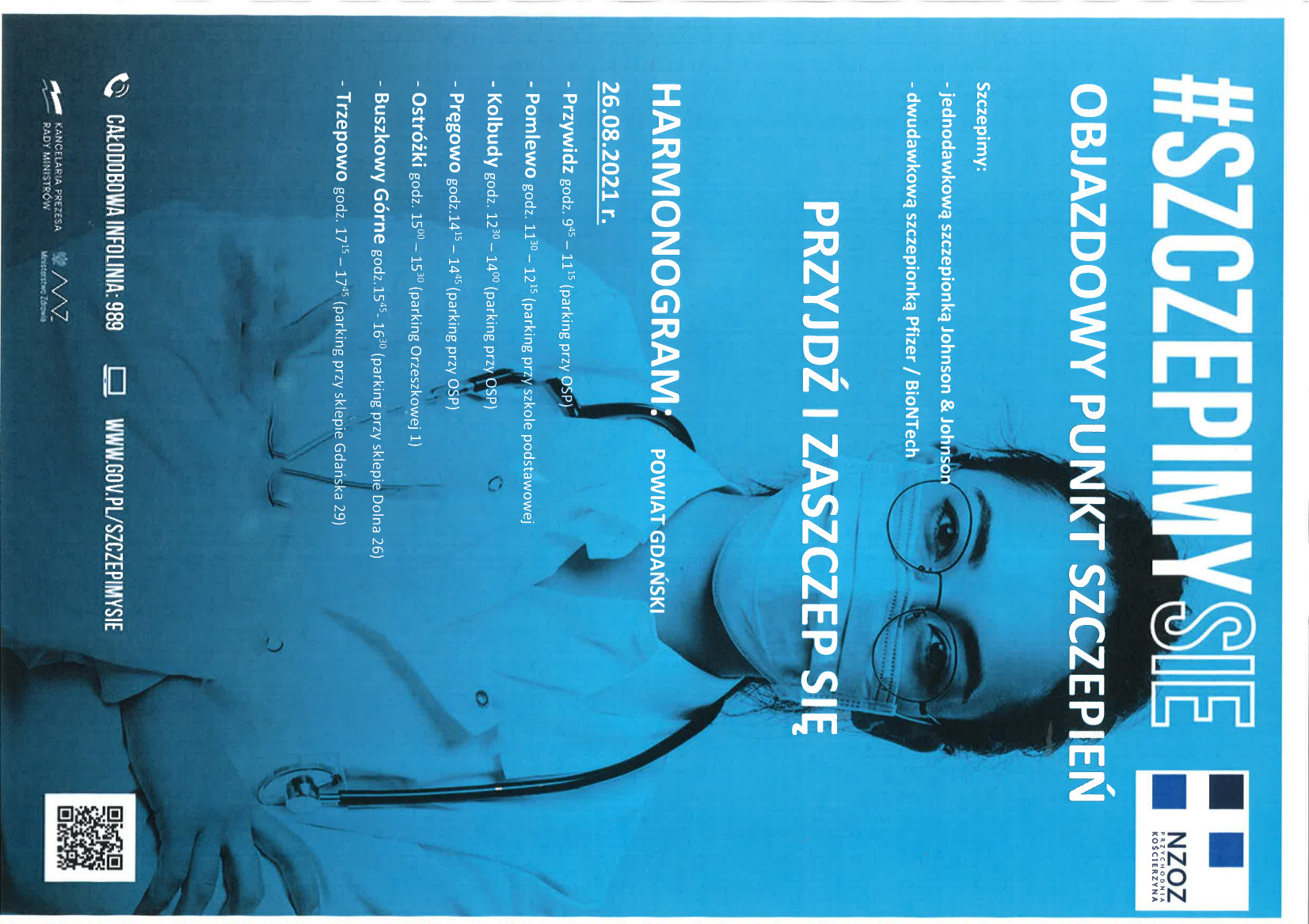 Objazdowy punkt szczepień