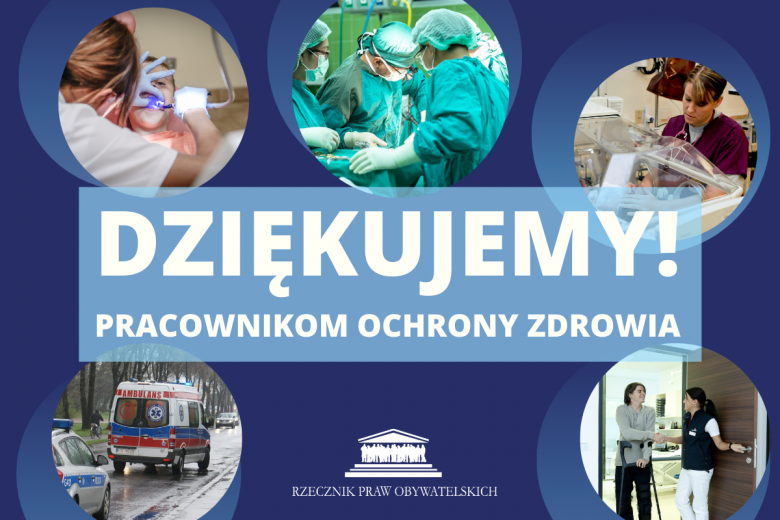Dziękujemy pracownikom ochrony zdrowia - grafika