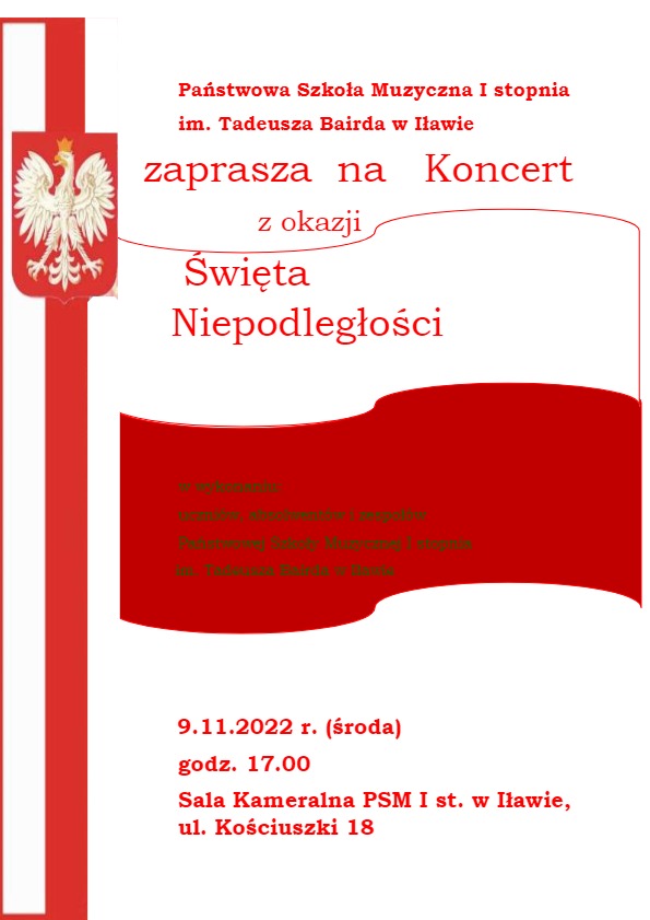 Koncert z okazji Święta Niepodległości