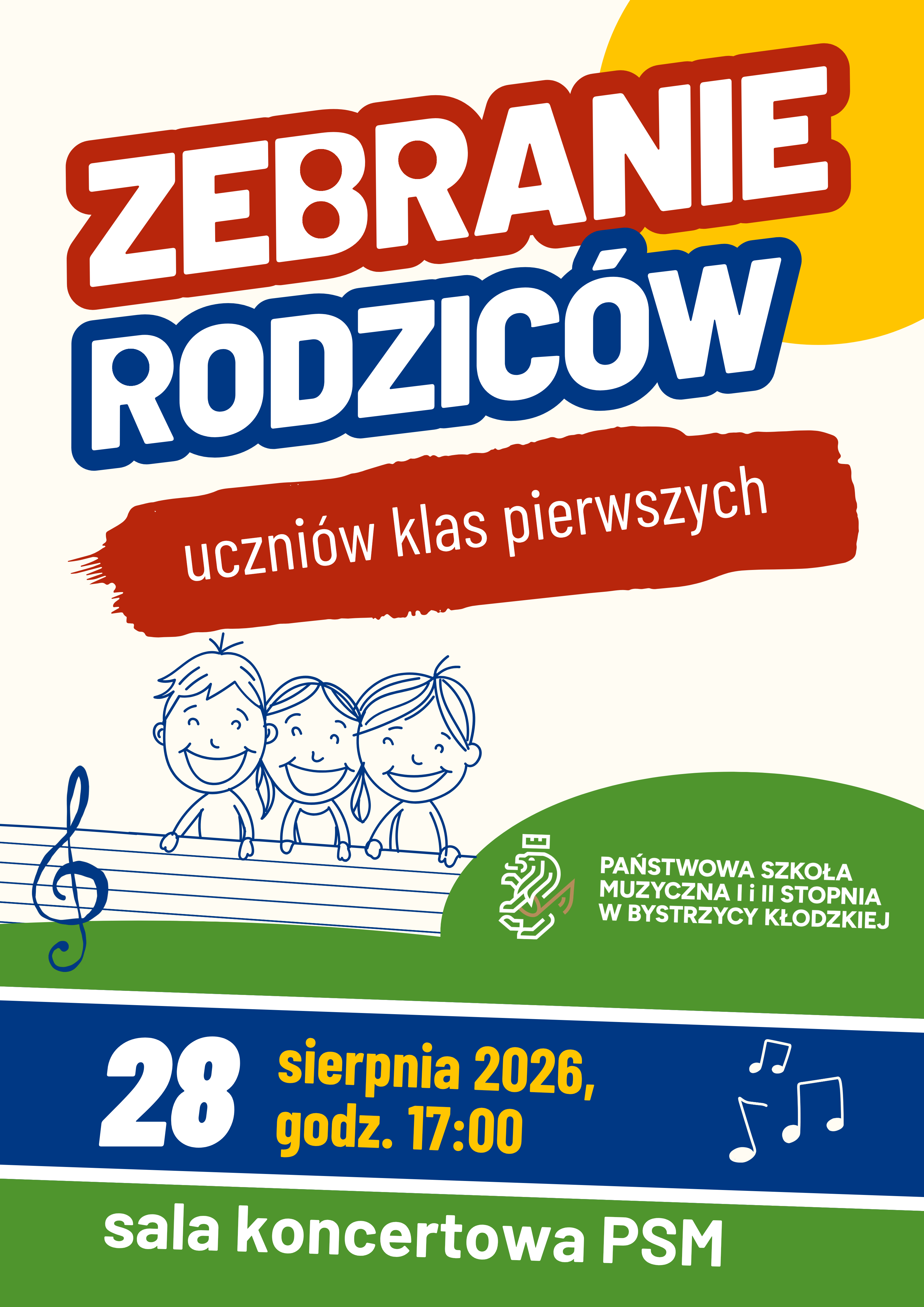 Zebranie rodziców uczniów klas pierwszych 
