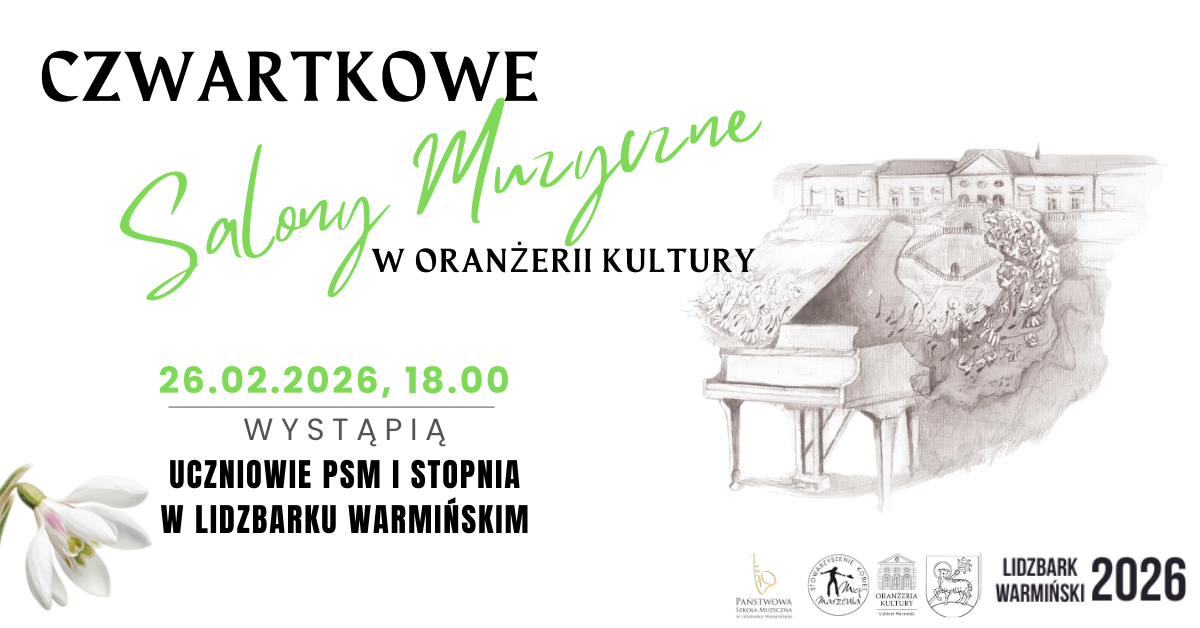 Koncert uczniów PSM w Oranżerii Kultury w Lidzbarku Warmińskim