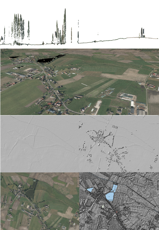 Ilustracja przedstawia dane fotogrametryczne