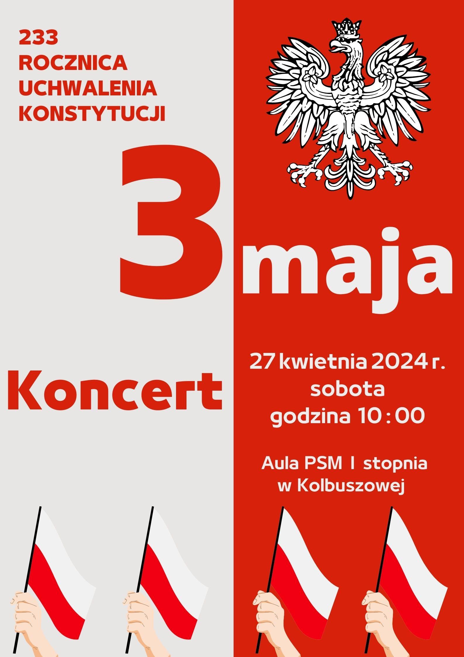 Koncert z okazji Konstytucji 3 Maja