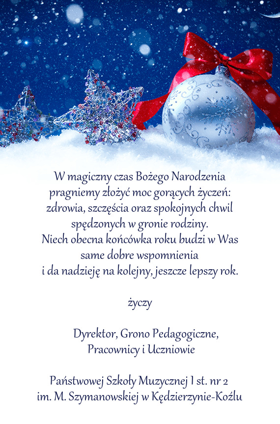 życzenia świąteczne