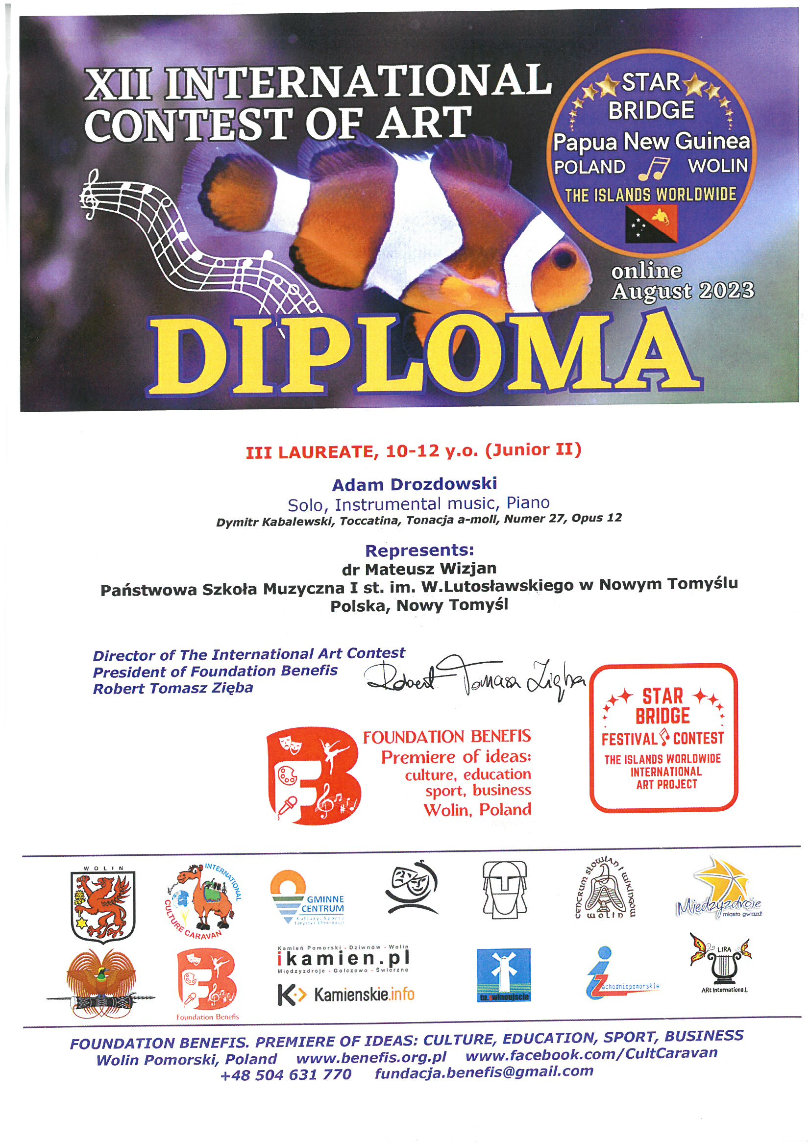 Dyplom - Adam Drozdowski
