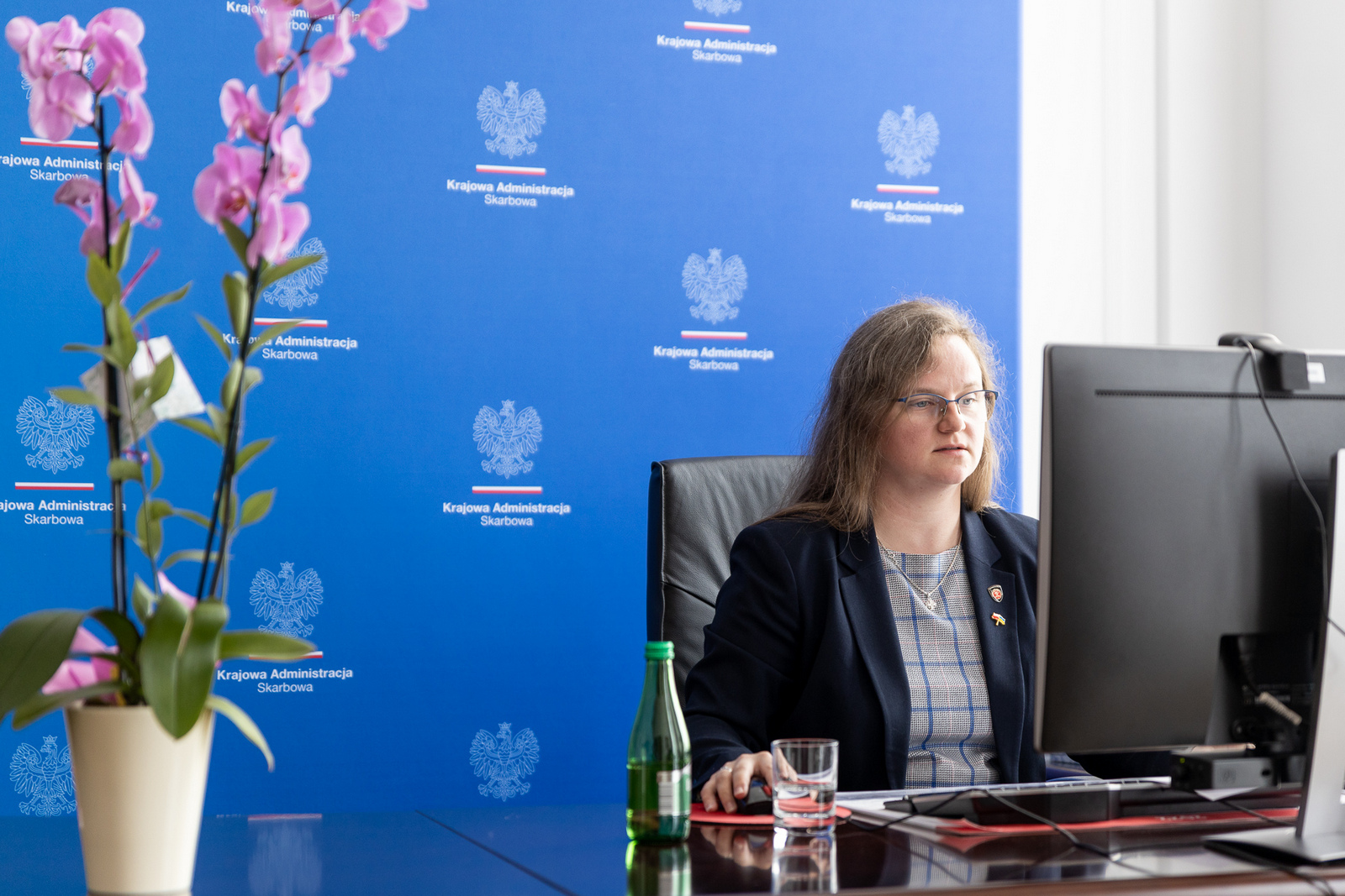 Minister Anna Chałupa podczas konferencji Jak KAS oceniają klienci.