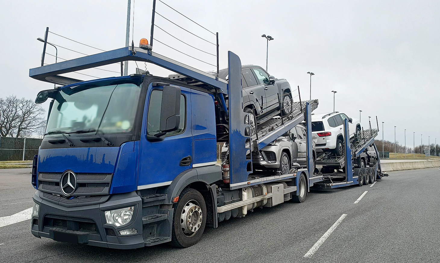 Pojazd ciężarowy zatrzymany przez śląskich inspektorów
