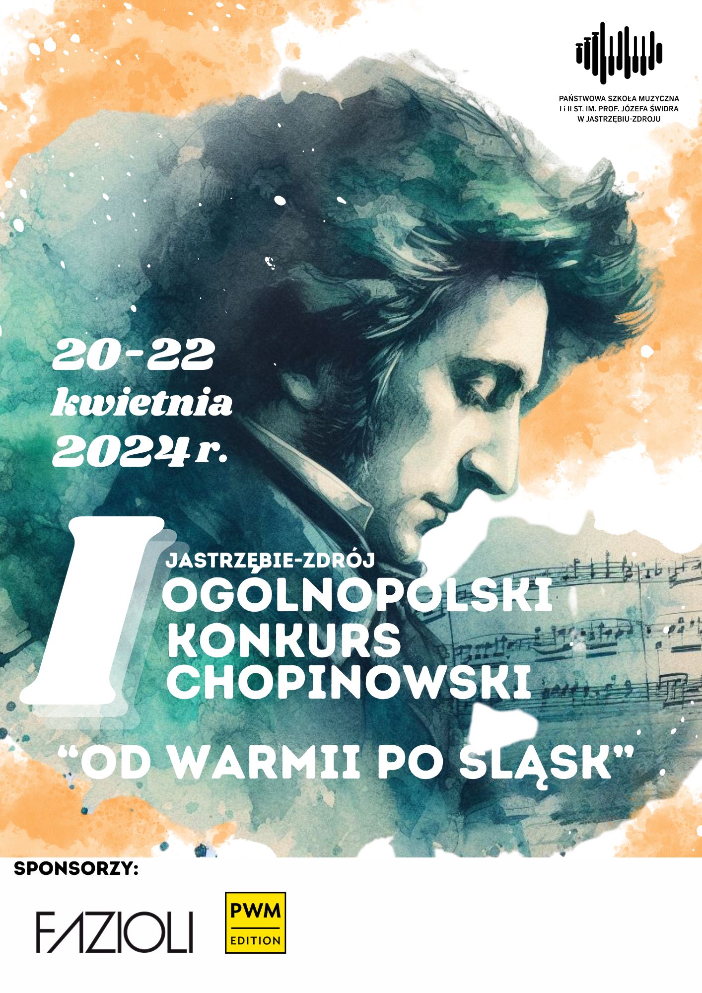 Plakat 1 ogólnopolskiego konkursu "Od Warmii po Śląsk"