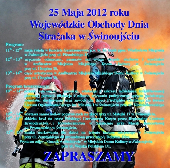 Wojewódzkie Obchody Dnia Strażaka w Swinoujściu