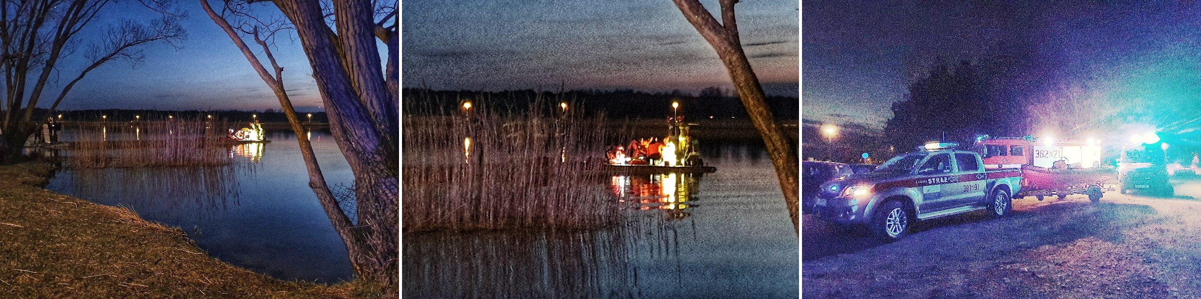 14 kwietnia 2022 roku nad Zalewem Siedleckim w rejonie ul. Mazowieckiej doszło do utonięcia mężczyzny, fot. Aga Król.