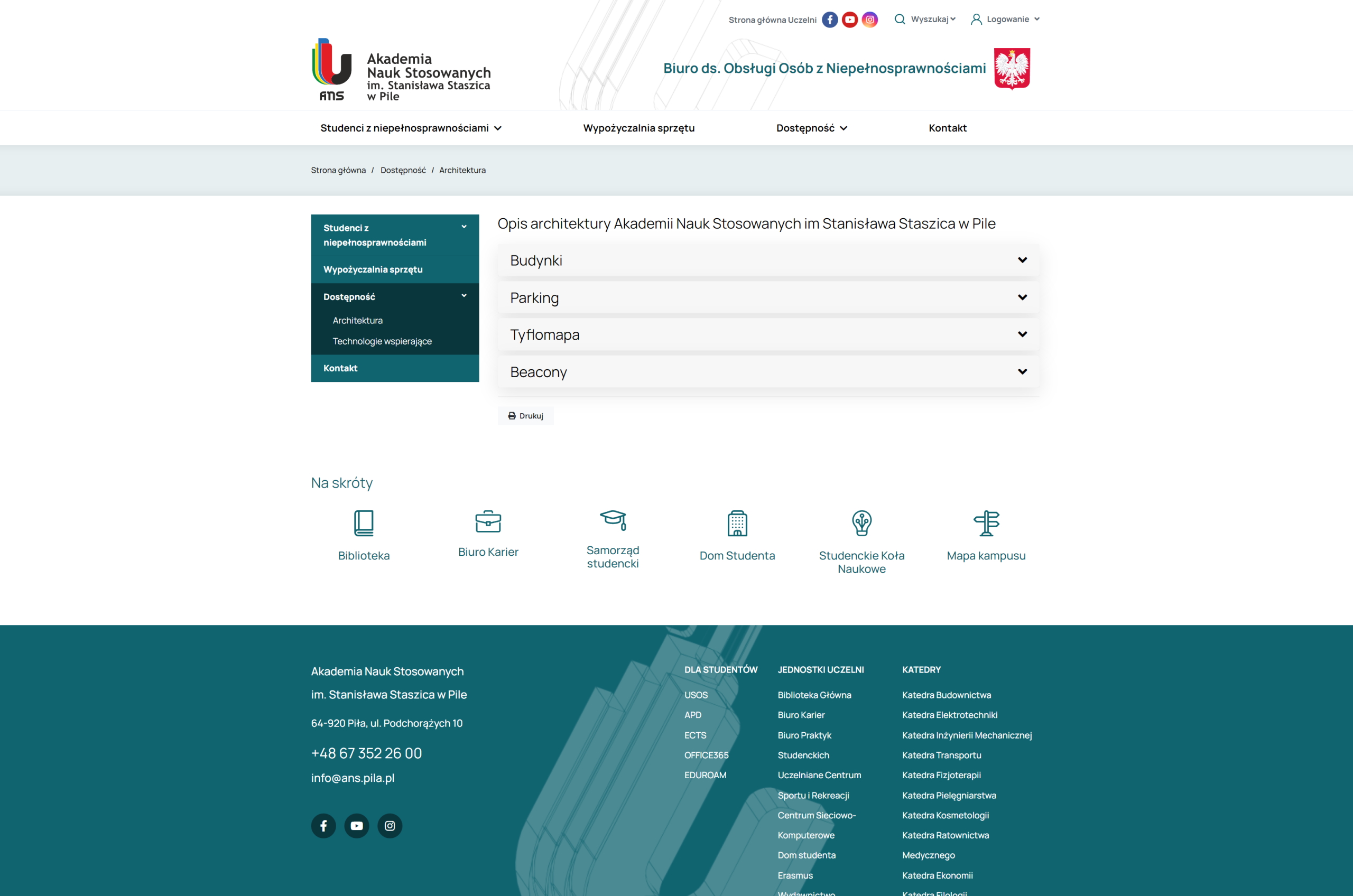 Zintegrowany System Informacyjno-Komunikacyjny – portal Biura ds. osób z niepełnosprawnościami