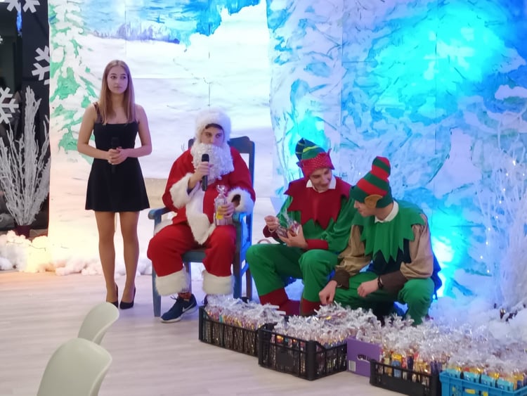 Spotkanie wigilijne w internacie