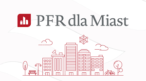 Logotyp PFR dla miast