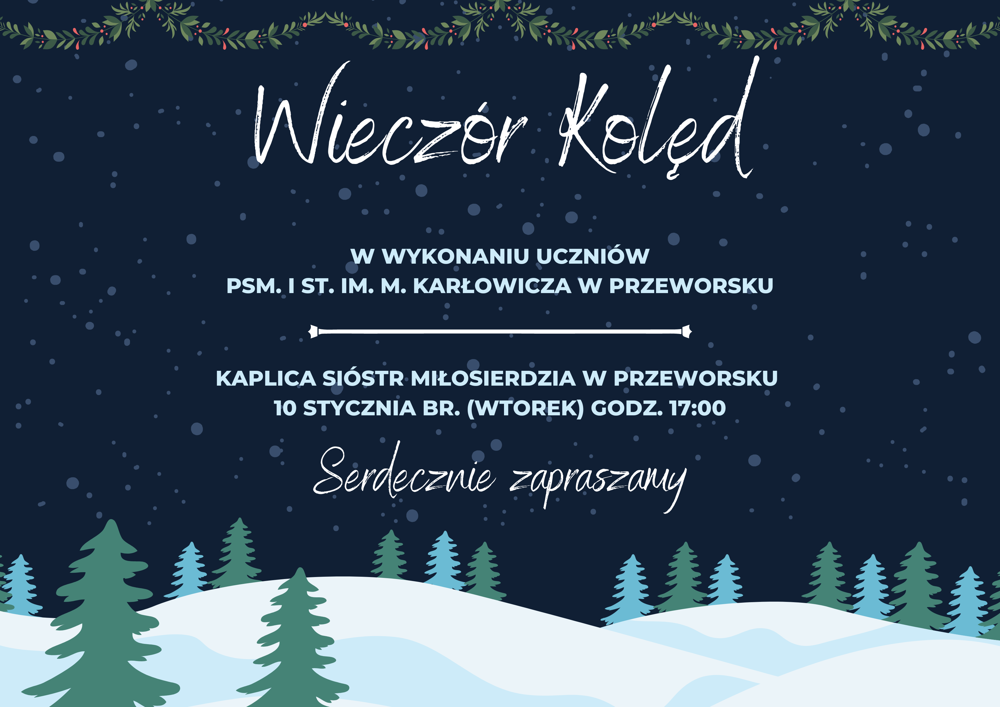 Wieczór Kolęd - plakat