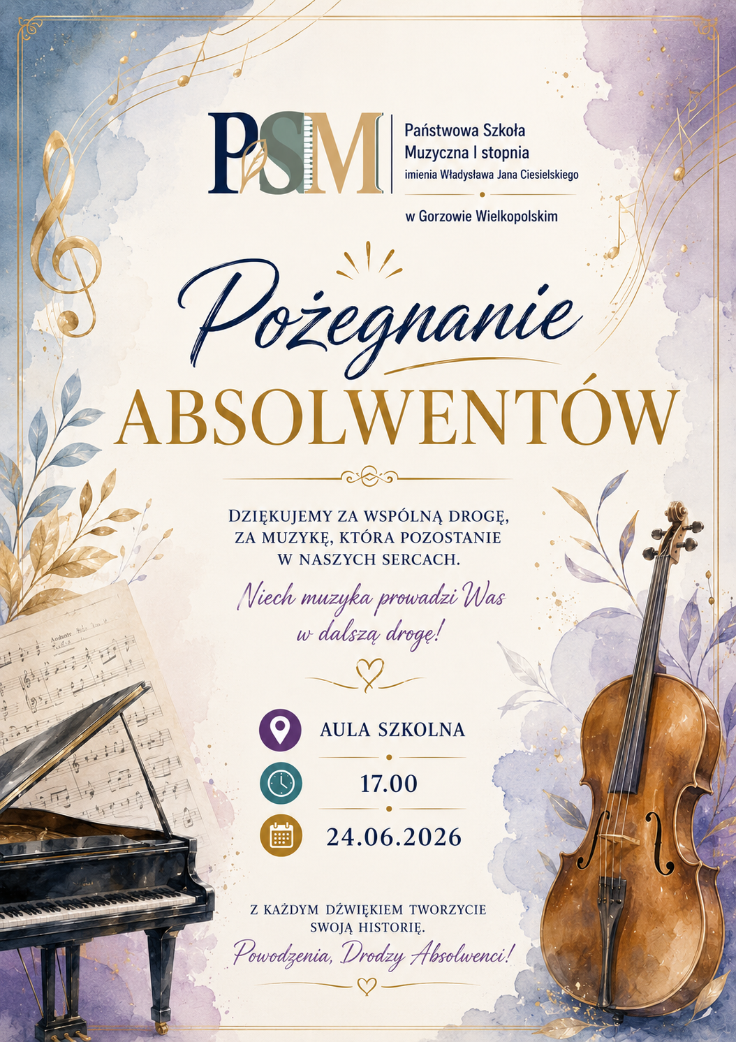 pożegnanie absolwentów