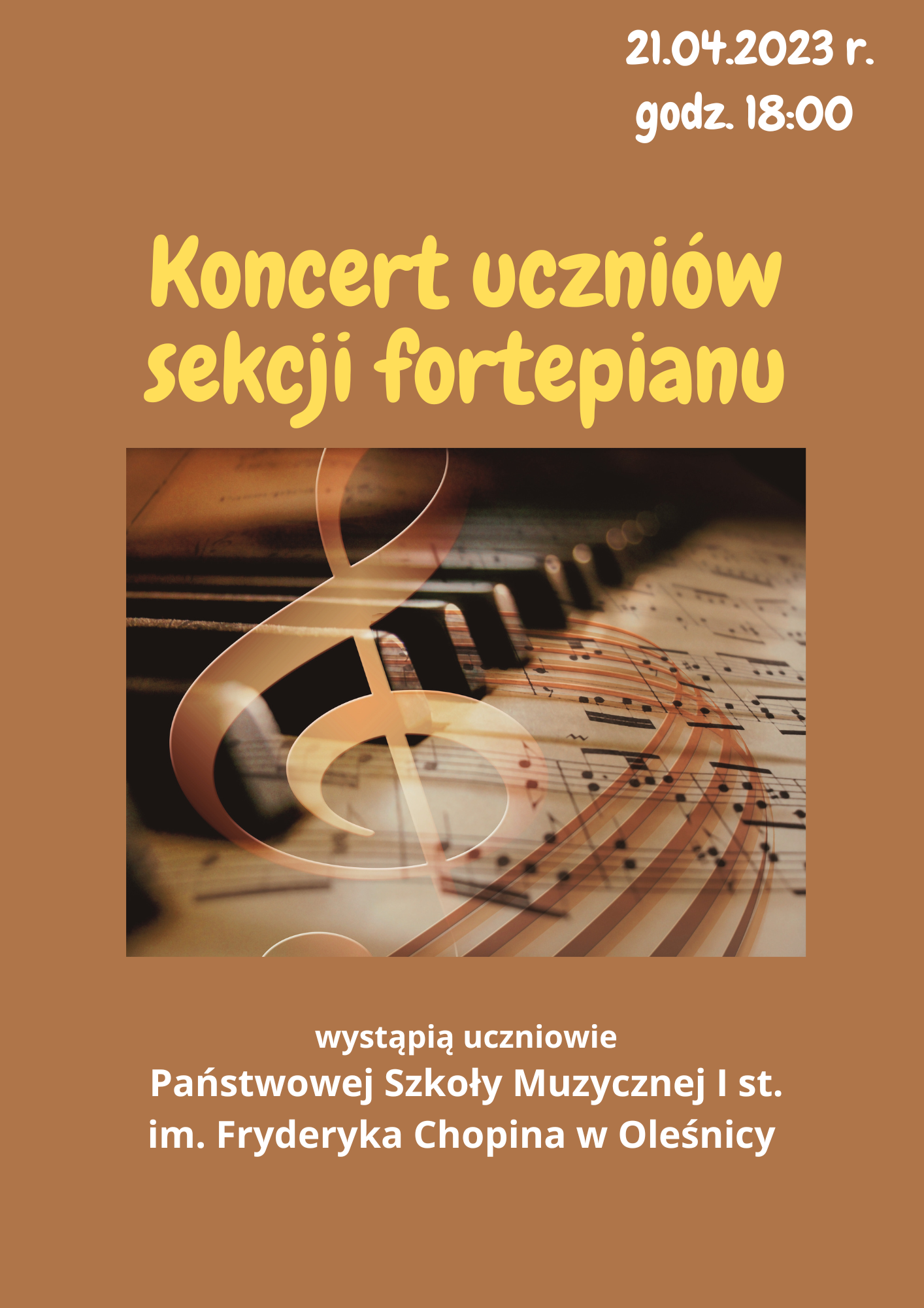 Koncert uczniów sekcji fortepianu 