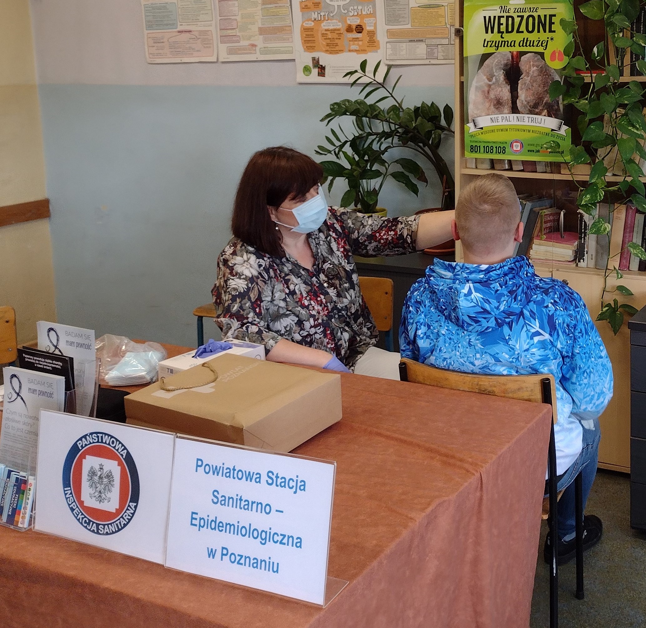 Punkt informacyjno-edukacyjny w Zespole Szkół Samochodowych