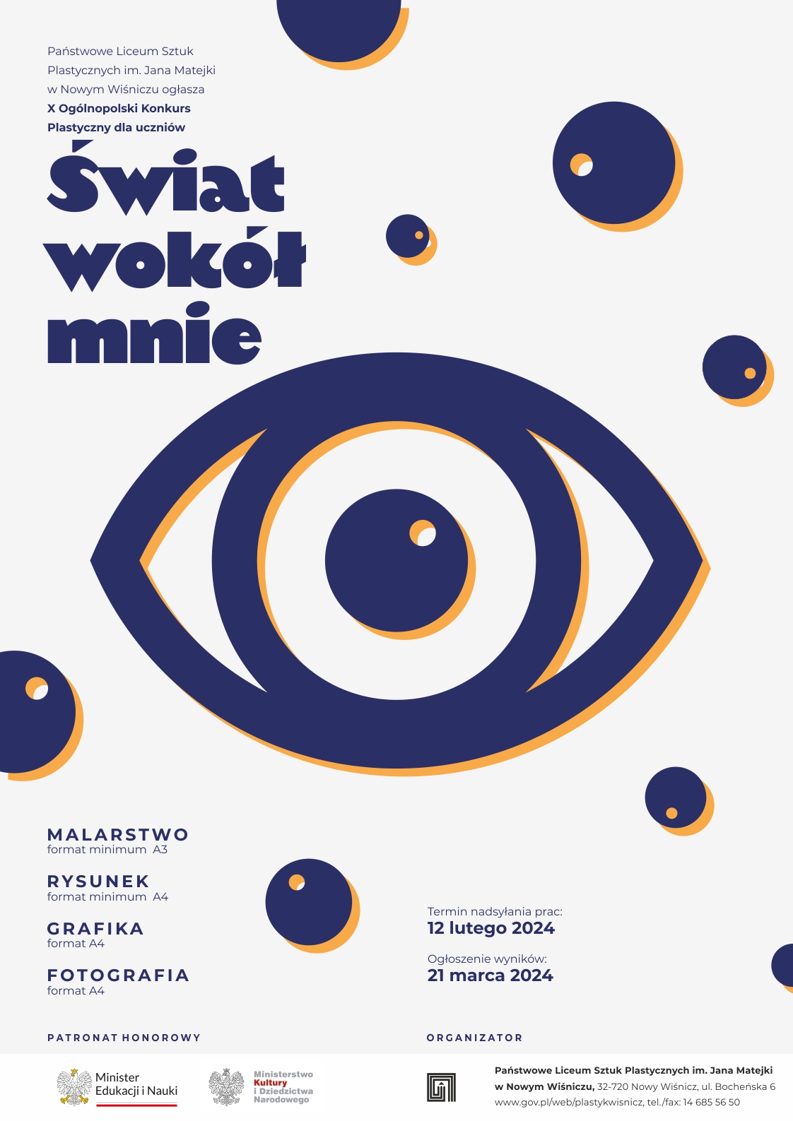 X Ogólnopolski Konkurs Plastyczny dla Uczniów Szkół Podstawowych "Świat wokół mnie" 2024