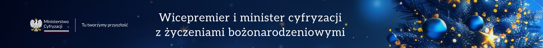 Wicepremier i minister cyfryzacji z życzeniami bożonarodzeniowymi